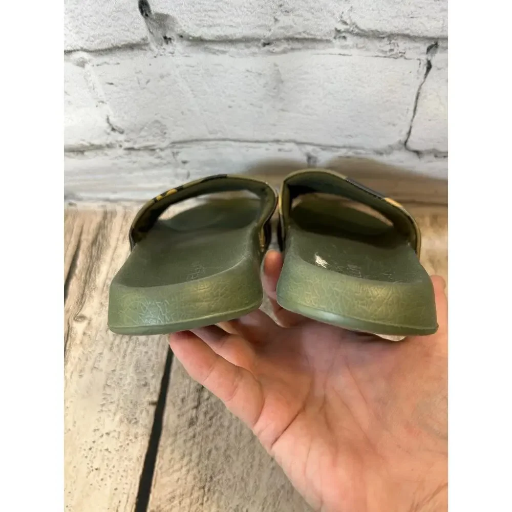 CAPELLI Unisex Child Camouflage Print Slide Sandals / Size: 12-13